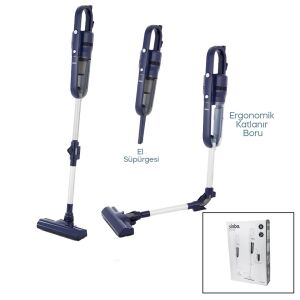 SİNBO SVC-8625 DİKEY ELEKTRİKLİ PRATİK SÜPÜRGE ( ERGOMİK KATLANABİLİR BORU & ESNEK HAREKET) ( 600W MOTOR & 3 HEPA FİLTRE )*1