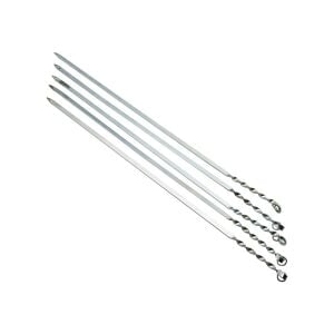 İBİCO T-200 ( TAVUK & KANAT ) ( 60CM ) ( DAR YASSI & BURGULU ) METAL MANGAL ŞİŞİ*100X5