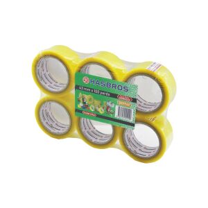 HASBROS HBR-0038 ( ŞEFFAF ) ( AKRİLİK YAPIŞKAN ) ( 45MMX100YARDS ) KOLİ BANTI ( BANDI )*6X20