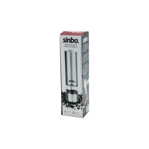 SİNBO SHB-7502 ( PİLLİ ) ( OTOMATİK ) TUZ & KARABİBER ÖĞÜTÜCÜ ( IŞIKLI ) ( ÇELİK GÖVDE ) ( AKRİLİK HAZNE )*24