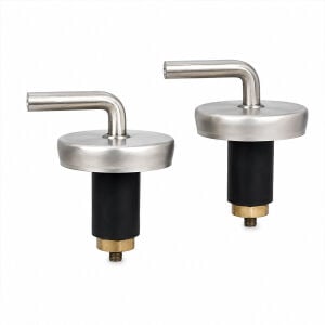 ÖZBEST HOPE ( 2PCS ) ( ÜSTTEN SIKMALI ) ( METAL ) KLOZET KAPAK MENTEŞESİ VİDASI *10X25