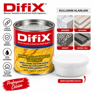 DİFİX ( MERMER ) SERAMİK YAPIŞTIRICI 250GR*24=K