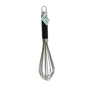 İBİCO İ22-061 ( 30CM ) ( LÜX & KALIN ) ( SİYAH SİLİKON KAPLI KROM SAP ) METAL ÇIRPICI ( ÇIRPICI: 17CM + SAP: 13CM )*12X10