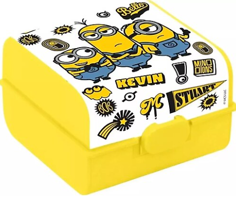 LİSANSLI DESENLİ BESLENME KUTUSU - KEVİN MİNİONS *18