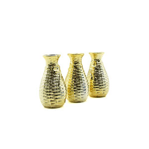 İBİCO İ12-101 ( VAZO & ORTA ) ( GOLD & SERAMİK ) BİBLO & DEKORATİF SÜS EŞYASI*12X12