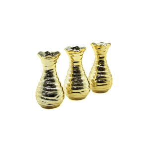 İBİCO İ12-103 ( VAZO & ORTA ) ( GOLD & SERAMİK ) BİBLO & DEKORATİF SÜS EŞYASI*12X12