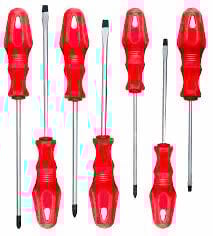 HON TORNAVİDA LÜX ( 7PCS ) TORNAVİDA SETİ ( 6X150 DÜZ-YILDIZ & 5X125 DÜZ-YILDIZ & 4X100 DÜZ-YILDIZ & 3X80 DÜZ )*24