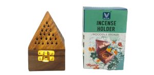 İBİCO TB-101 ( H:16CM X L:8.5CM ) ( ÇEKMECELİ ) KONİK AHŞAP TÜTSÜ YAKMA KUTUSU*65