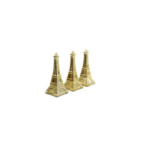 İBİCO İ12-112 ( EYFEL KULE & KÜÇÜK ) ( GOLD & SERAMİK ) BİBLO & DEKORATİF SÜS EŞYASI*12X16