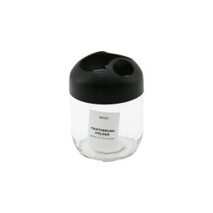 QLUX C-00551 NO-03 CLARY ( CAM ) DİŞ FIRÇALIK ( 425CC ) ( 3 BÖLMELİ SİYAH PLASTİK KAPAK KAPAK )*12=K