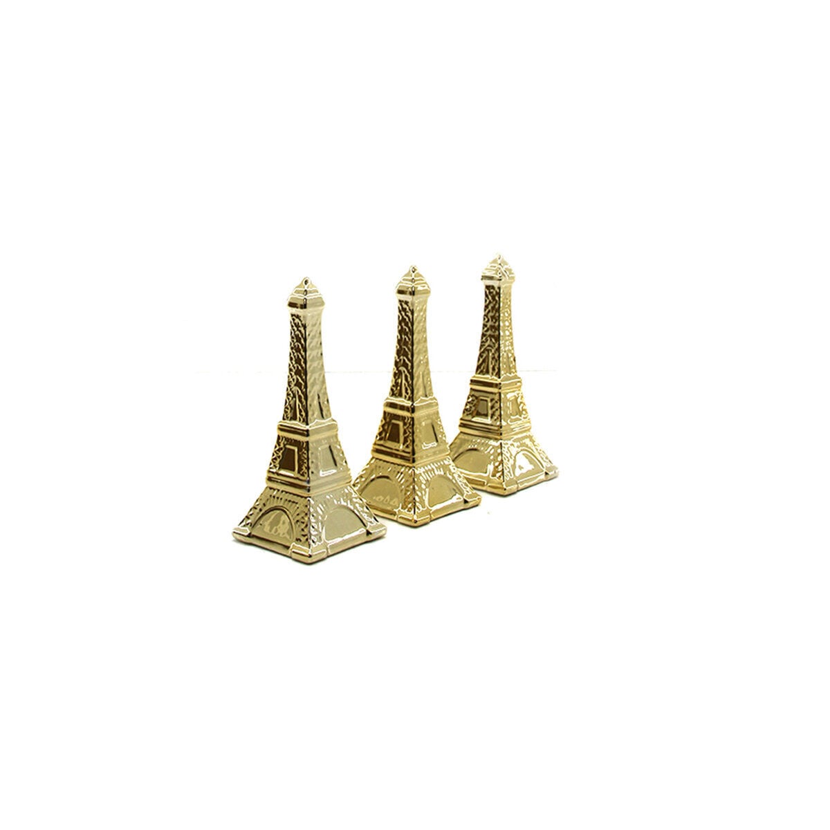 İBİCO İ12-113 ( EYFEL KULE & ORTA ) ( GOLD & SERAMİK ) BİBLO & DEKORATİF SÜS EŞYASI*12X12