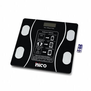 İBİCO İ11-023 ( BLUETOOTH & VÜCUT ANALİZLİ ) ( CAM ) DİJİTAL  BANYO BASKÜL TERAZİ TARTI ( 180KG/50G ) ( YAĞ & SU & KAS ORAN & BMI )*10