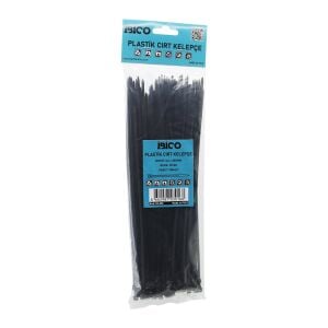 İBİCO İ13-016 ( SİYAH ) ( 3.6X250MM ) ( PLASTİK ) CIRT KELEPÇE ( KABLO BAĞI ) ( 100PCS )*10X25