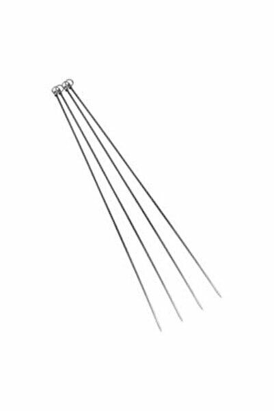 İBİCO C-400 ( CİĞER & DOMATES ) ( İNCE KARE BURGULU ) ( 50CM ) METAL MANGAL ŞİŞİ *100X5