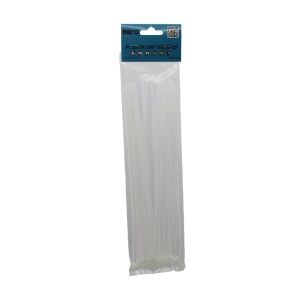 İBİCO İ13-025 ( 25PCS ) ( BEYAZ ) ( 3.6X250MM ) ( PLASTİK ) CIRT KELEPÇE ( KABLO BAĞI )*10X48