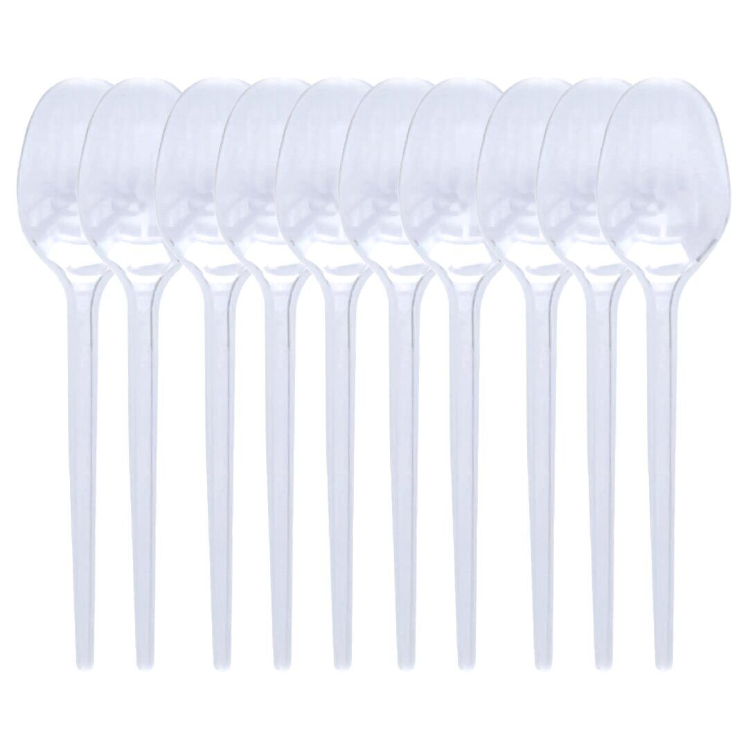 PRATİKON PR-1142 ( ŞEFFAF ) PLASTİK KAŞIK ( 10PCS )*50=K