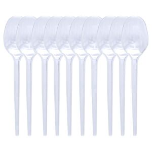 PRATİKON PR-1142 ( ŞEFFAF ) PLASTİK KAŞIK ( 10PCS )*50=K